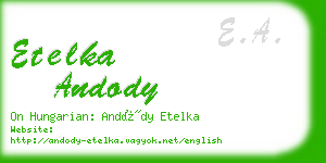 etelka andody business card